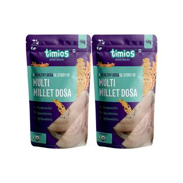 Timios Multi Millet Dosa Mix Ready to Cook - Pack of 2